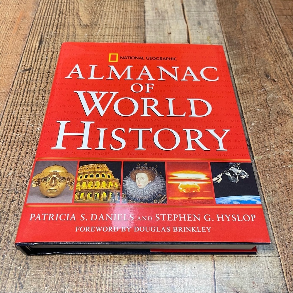 National Geographic Almanac of World History Hardcover Nonfiction Reference